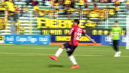 Cristaldo trafia z połowy boiska