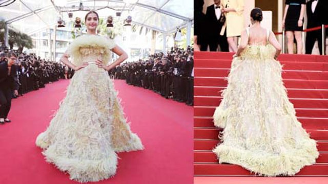 Cannes Film Festival 2015: Sonam Kapoor's Amusing Look | Day 2