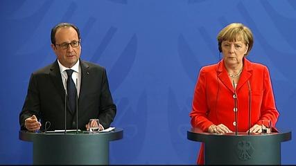 Conférence de presse lors du "6ème dialogue de Petersberg sur le climat"