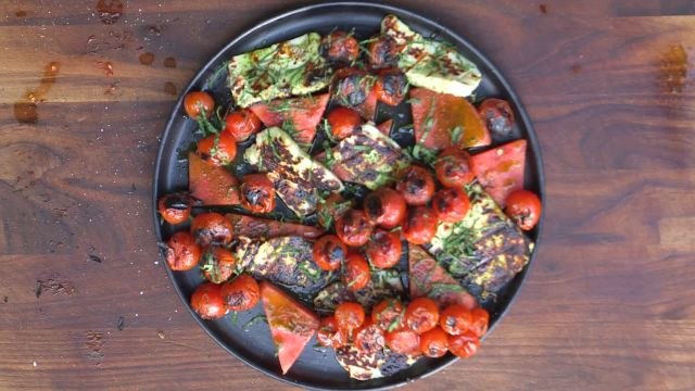 The BA Summer Grilling Manual: Grilled Halloumi With Watermelon