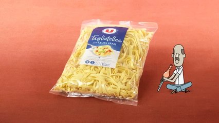 TBWA Paris, DAN Paris pour Système U - «Les produits U se mettent à nu» - mai 2015 - tagliatelles U