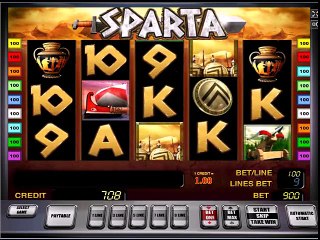 Игровой аппарат Sparta - играть бесплатно в клубе Igrovye-Apparaty-Vulcan.Com