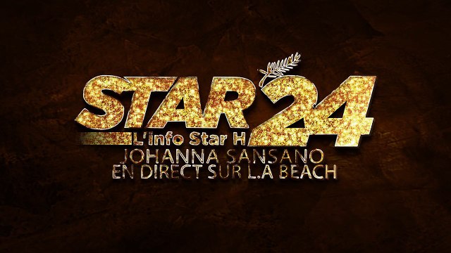 Frédérique Bel au micro de Star 24 à la plage L.A BEACH - Festival de Cannes 2015