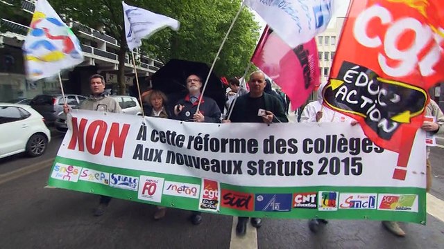Réforme des collèges : des professeurs en colère