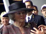 Koningin Beatrix opent Huygensgebouw