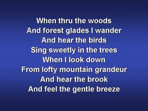 How Great Thou Art (worship video w lyrics)