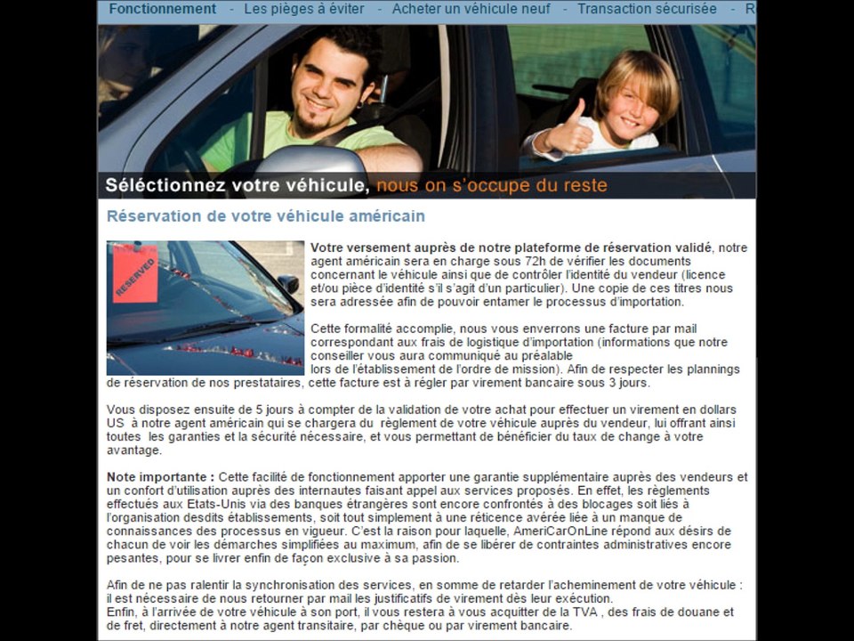 Nouveau concept pour  Christophe Doumaiselle  MisterDeals AmeriCarOnline