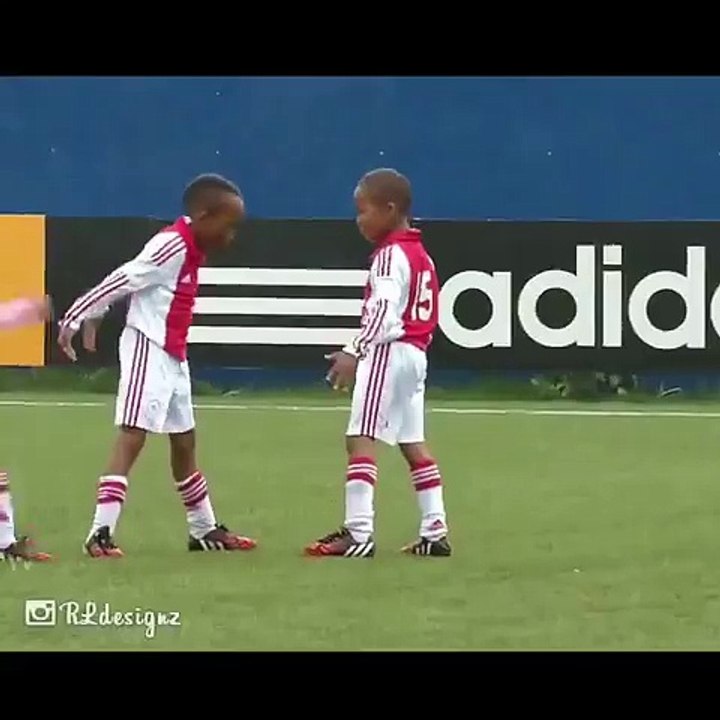 Ajax youth academy players have been imitating Cristiano Ronaldo's goal celebration