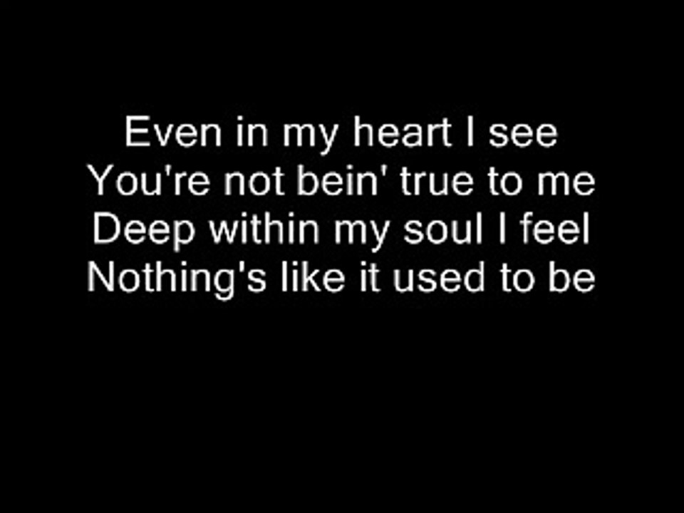 Quit Playing Games With My Heart Karaoke