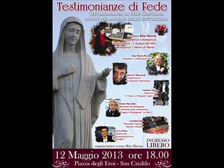 Spot TESTIMONIANZE DI FEDE 12 maggio 2013