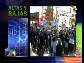 EE.UU.: manifestaciones en Seattle contra perforaciones de Shell