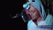 Miley Cyrus cries in a song she wrote for her dead fish