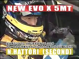 Download Video: Subaru Impreza WRX STI vs Mitsubishi Lancer Evo (5 laps)