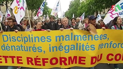 Réforme du collège : grève et manifestations en demi-teinte