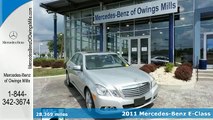 Used 2011 Mercedes-Benz E-Class Owings Mills MD Baltimore, MD #2132P