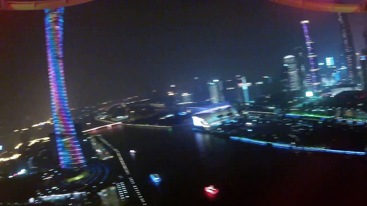 Guangzhou Skyline IV  night flight 2