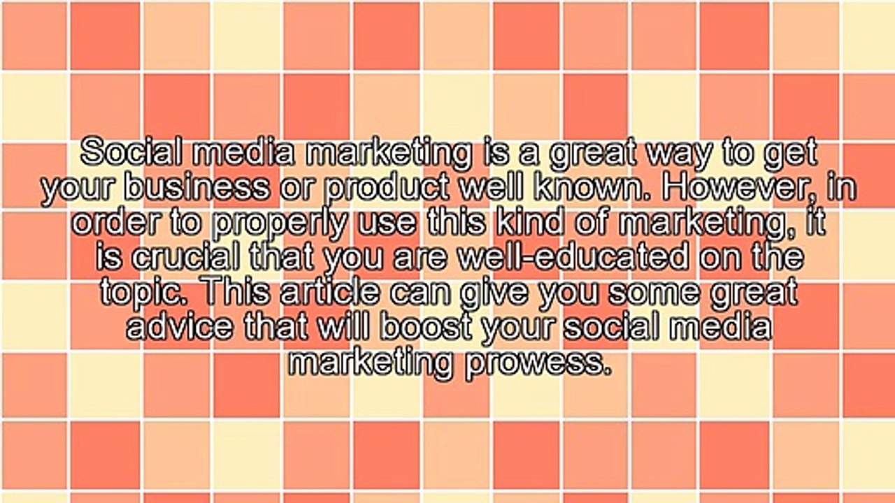 Make The Most Out Of Your Social Media Marketing With These Ideas