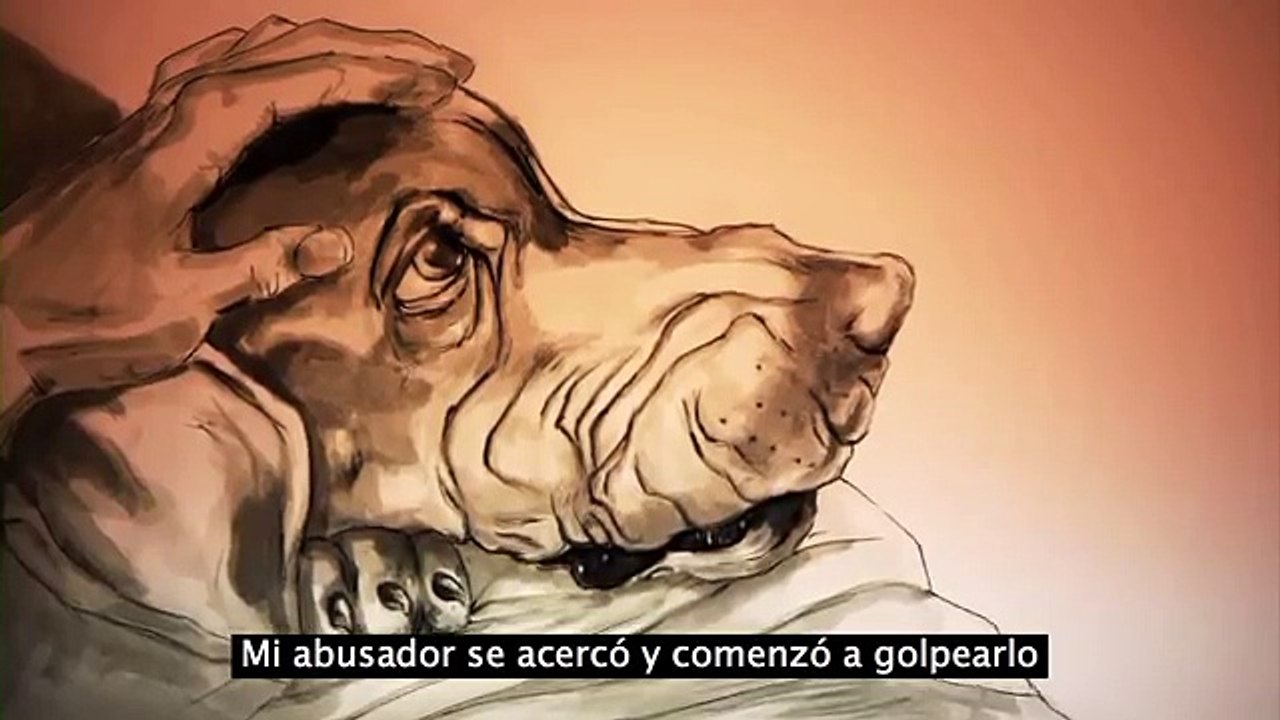 Perro salva a una mujer de una golpiza por parte de su pareja