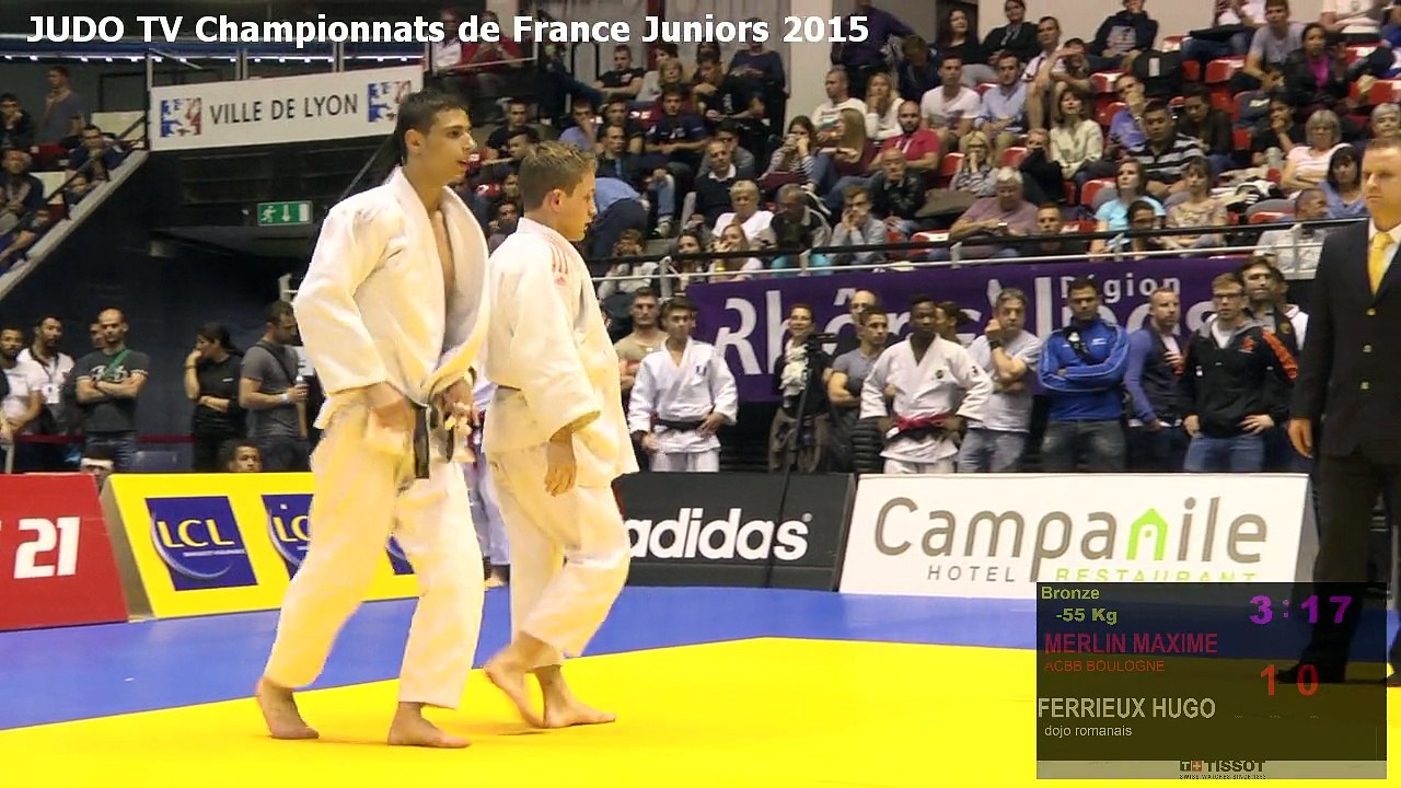 Place de 3 -55KG : MERLIN Maxime / FERRIEUX Hugo