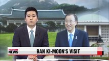 UN chief meets with Korean president