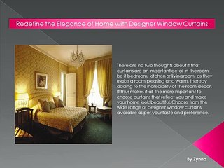 Window Designer Curtains