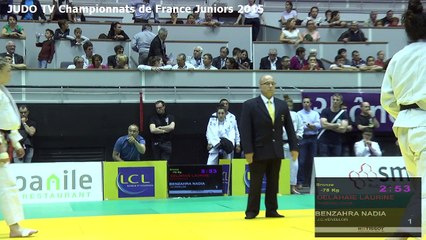 Place de 3 -78KG : DELAHAIE Laurine / BENZAHRA Nadia