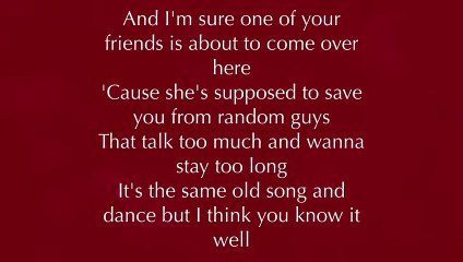 Sam Hunt- Take Your Time (lyrics)