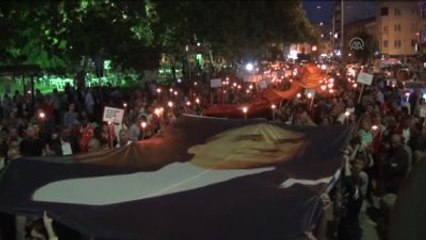 Ata'ya Saygı Yürüyüşü" Düzenlendi