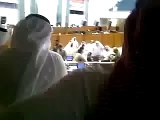 ضرب عبدالحميد دشتي بالعقال بمجلس الامة الكويتي