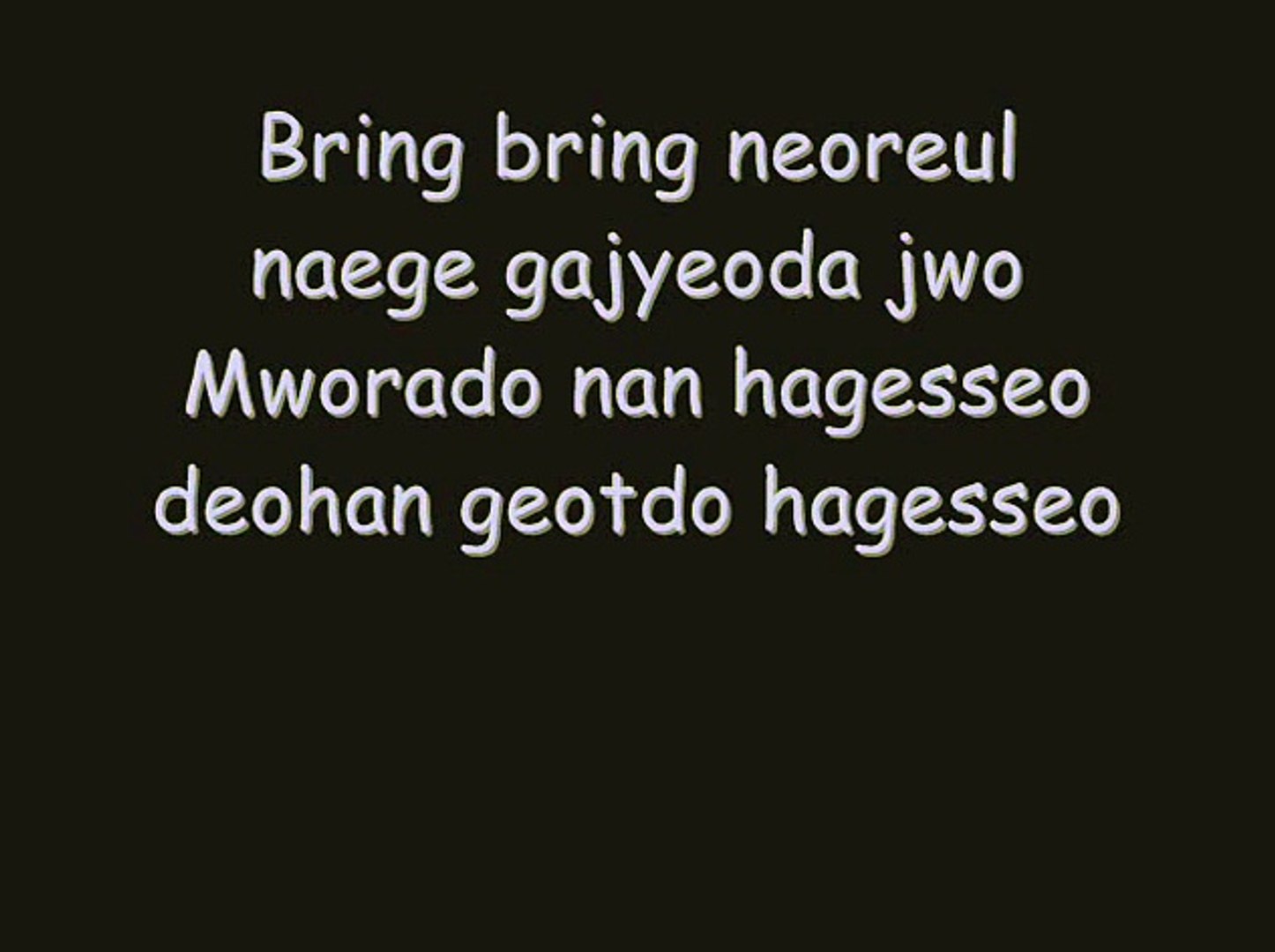 Brown Eyed Girls- Abracadabra Lyrics (English Translation In Sidebar)