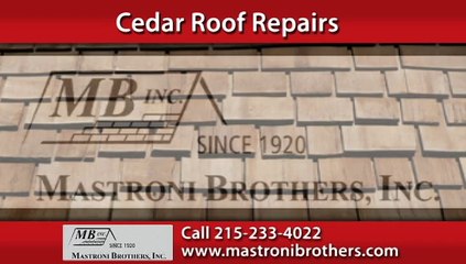 Cedar Roof Repairs Glenside, PA | Mastroni Brothers