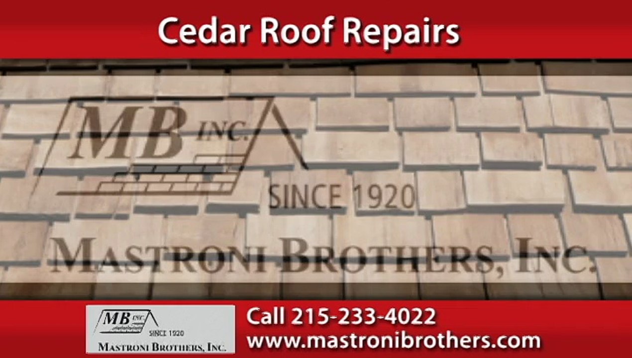 Cedar Roof Repairs Glenside, PA | Mastroni Brothers