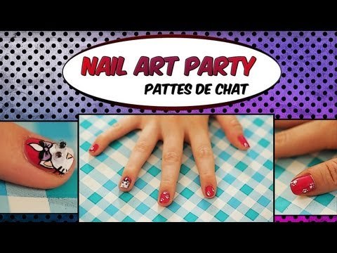 Nail Art Party : Pattes de chat