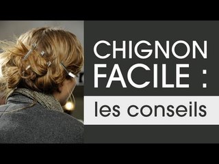 Coiffure St Valentin : un chignon facile