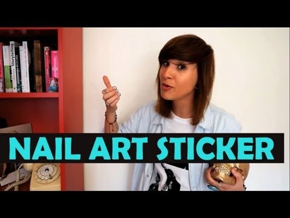 Nail art stickers : tuto beauté