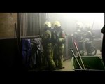 110507 Brandweer redt paarden bij brand