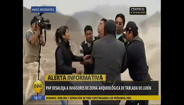 VMT: Así fueron desalojados los invasores de zona arqueológica