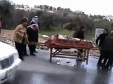 Skunk liquid sprayed on a Palestinian funeral in Hebron!