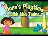 Dora The Explorer Dora playtime with the twins game juego dora la exploradora cuida bebes 2