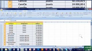 31 - Insérer des sous-totaux avec Excel