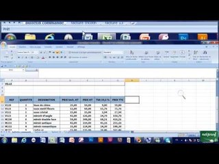 16 - Calcul de pourcentage - facturation sur Excel