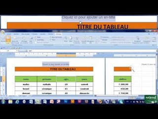11 - Utiliser le zoom, les différents modes d'affichage sur excel