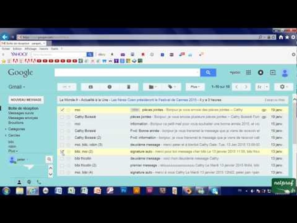 3i - Créer libellé, nommer, ranger messages,  supprimer messages ou libellé Gmail