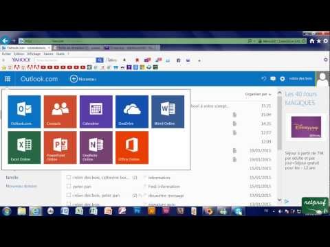 4k - Ecrire, envoyer un mail à un groupe de contacts sur Outlook msn