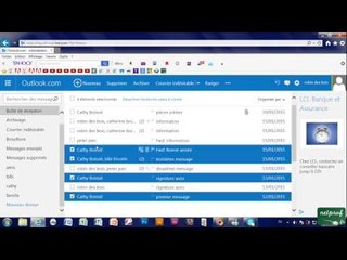 4i - Créer dossier, nommer, supprimer avec Outlook msn