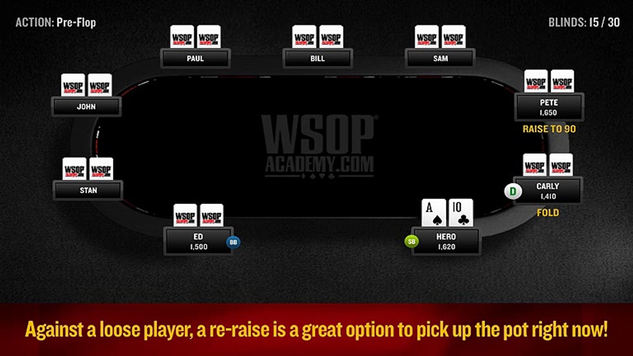 WSOP Academy - Lesson 06 - Playing from the Blinds