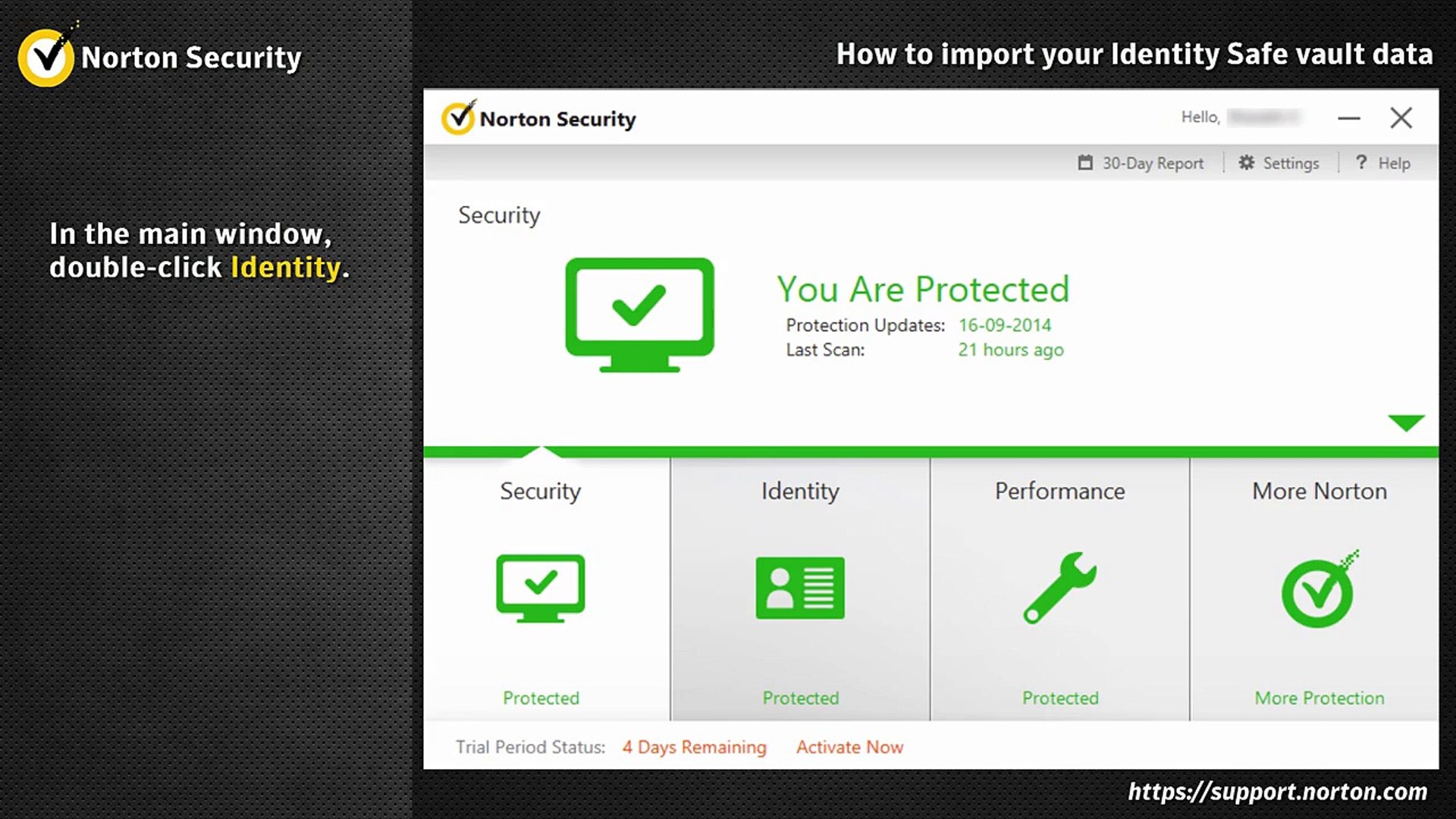 Norton Security Importing Identity Safe Data Using Settings Video Dailymotion