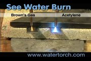 Brown's Gas Punching a Hole Faster Than Acetylene