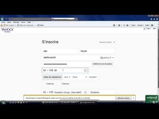 2 - Créer un compte pour ouvrir une boite mail Yahoo