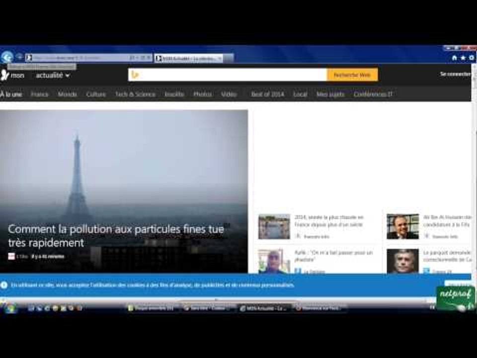 3 - Les liens sur Explorer et Mozilla Firefox